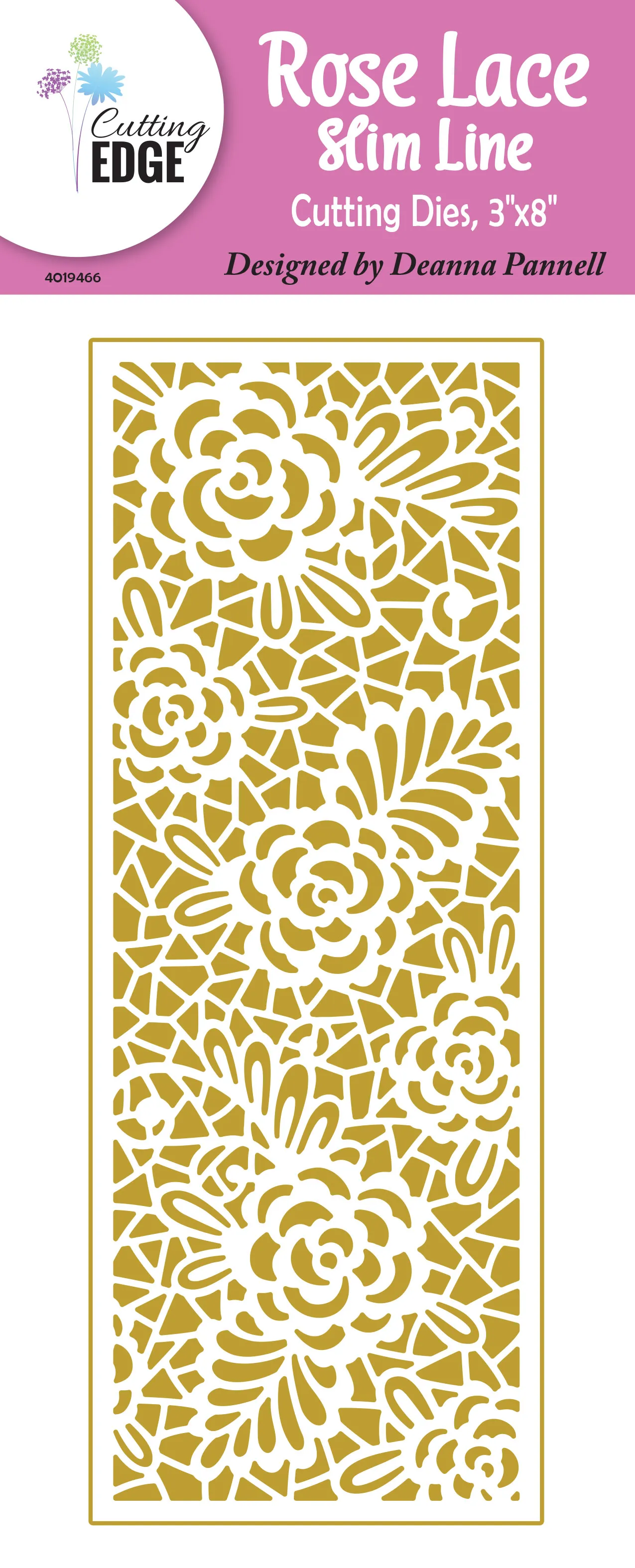 Rose Lace Slim Line Cutting Dies