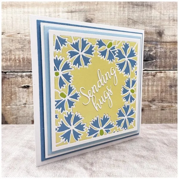 Cornflowers Die Set Laser Cut Flowers by Apple Blossom