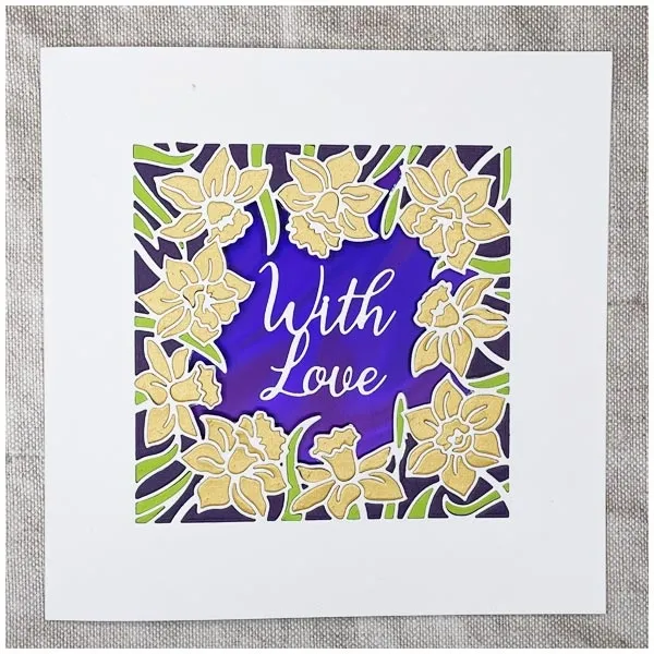 Daffodils Die Set Laser Cut Flowers by Apple Blossom