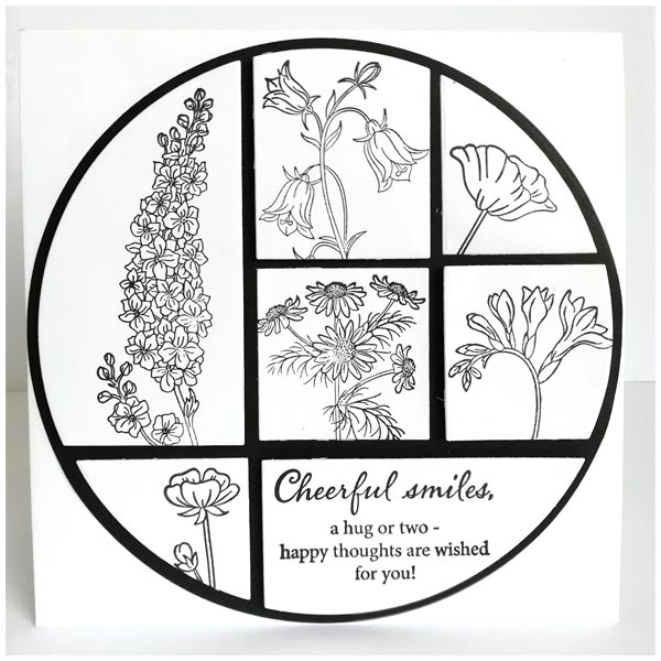 Card Making Magic A5 Stamp Set Circular Box and Card Maker Essential Verses