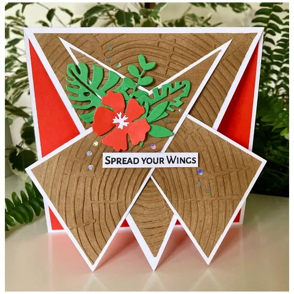 Leaves and Vines Die Set Swing Cards Made To Surprise