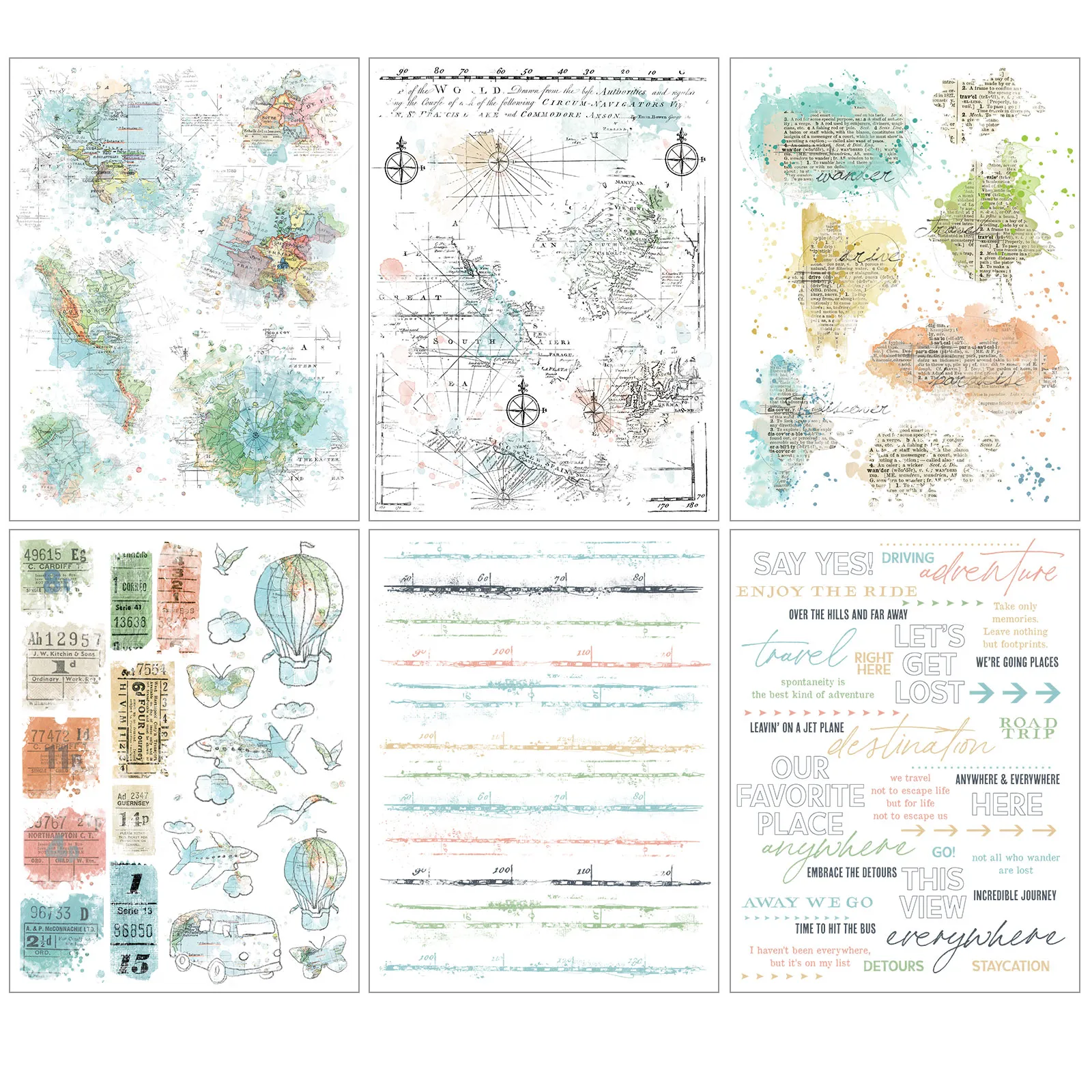 Vintage Artistry Anywhere Rub-on Transfers