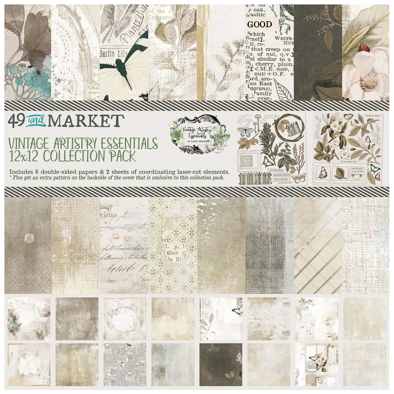 Vintage Artistry Essentials - 12x12 Collection Pack
