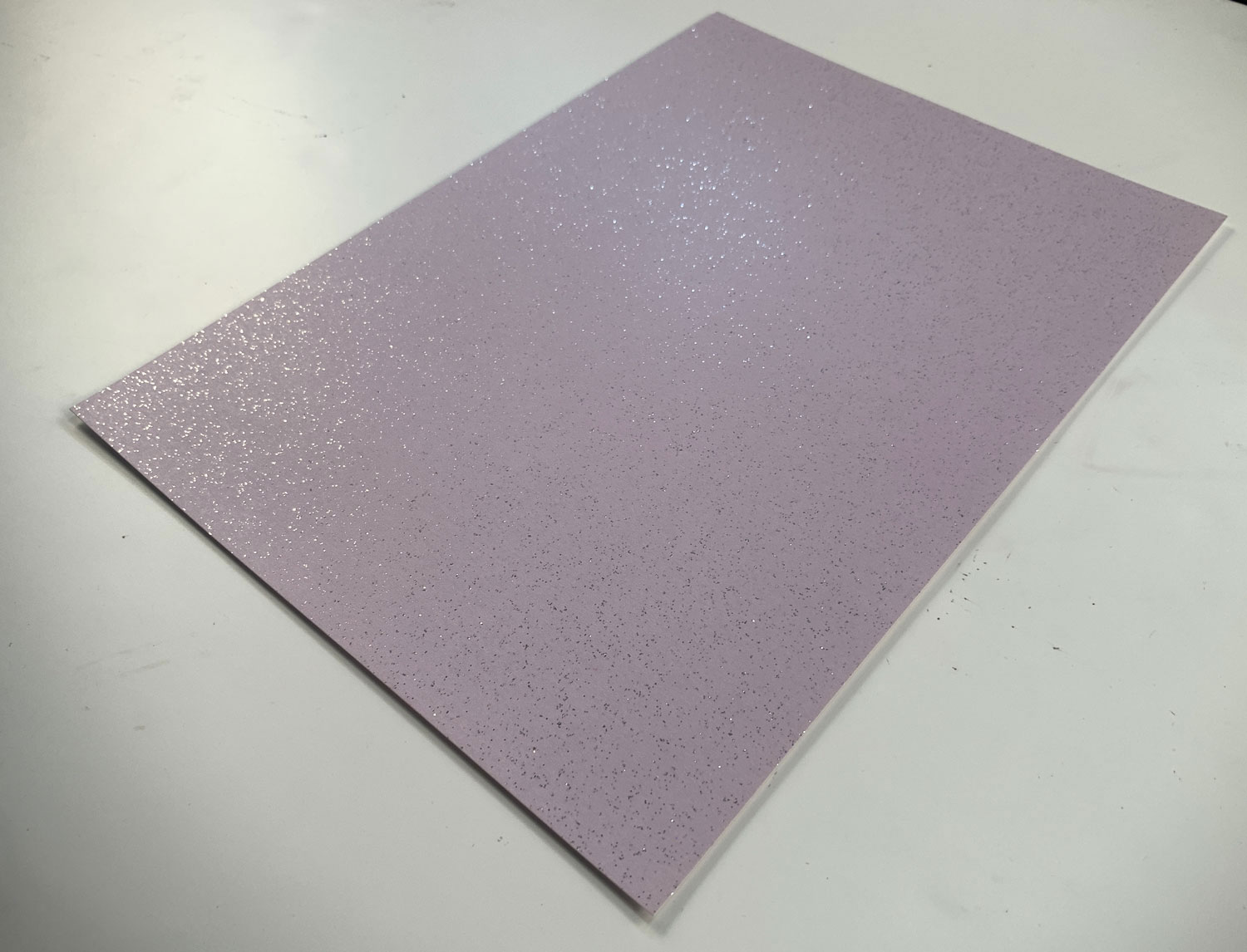 Lilac Stardust Glitter A4 Cardstock, 10 Sheets
