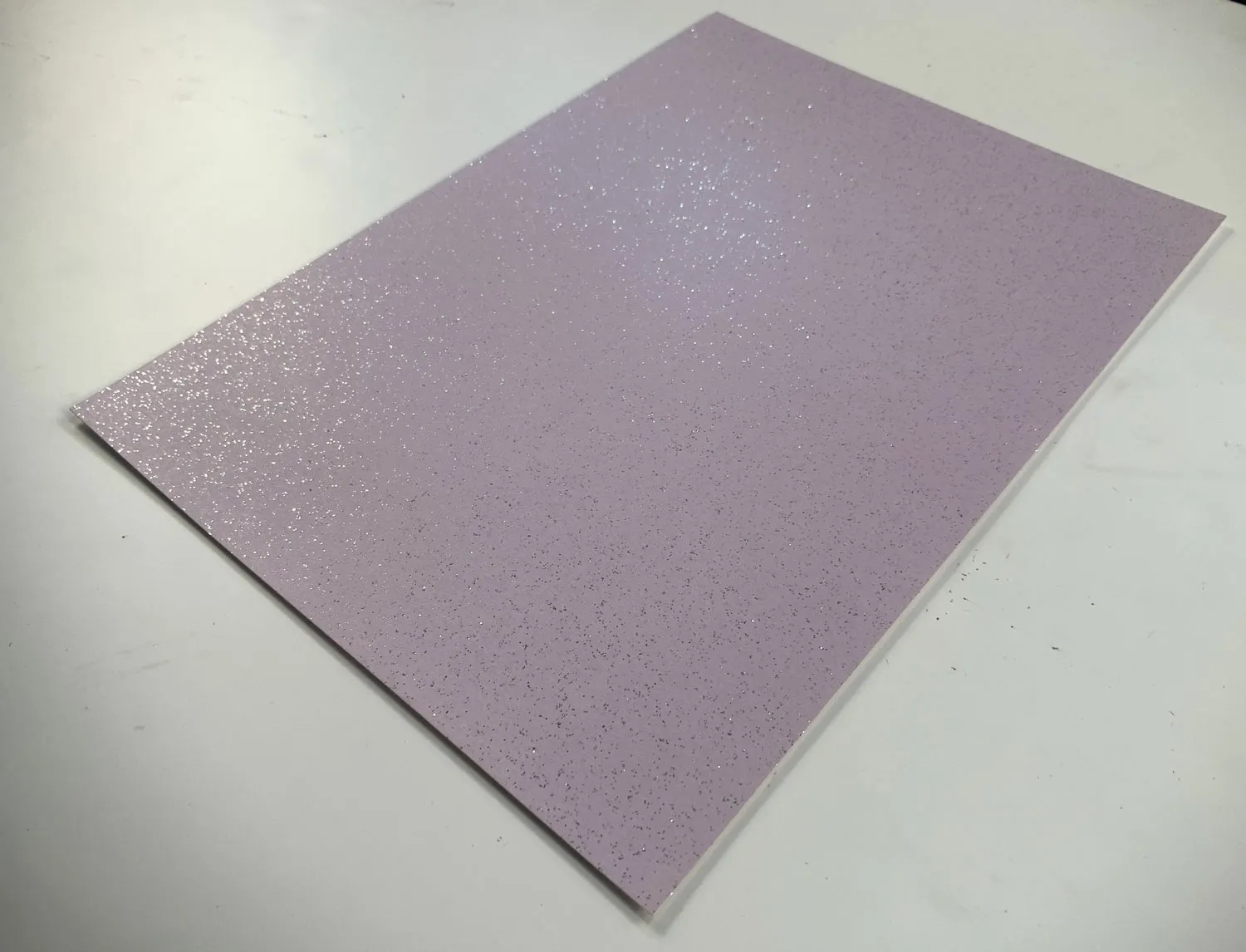 Lilac Stardust Glitter A4 Cardstock, 10 Sheets