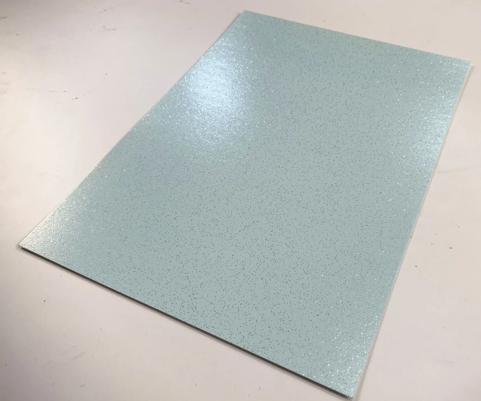 French Blue Stardust Glitter A4 Cardstock, 10 Sheets