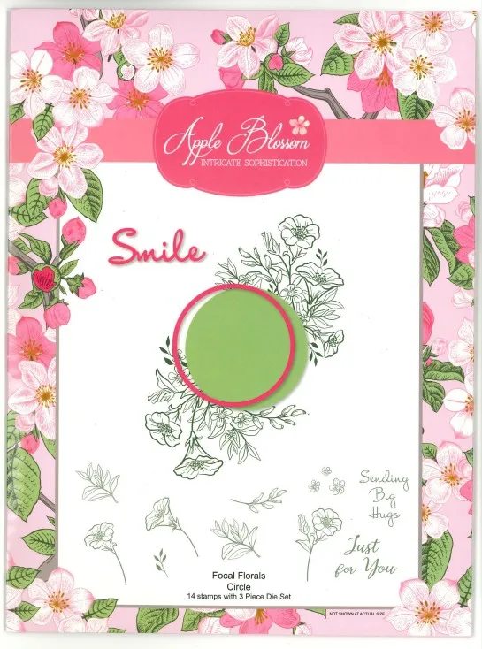 Circle Focal Florals Apple Blossom Die/Stamp Combo