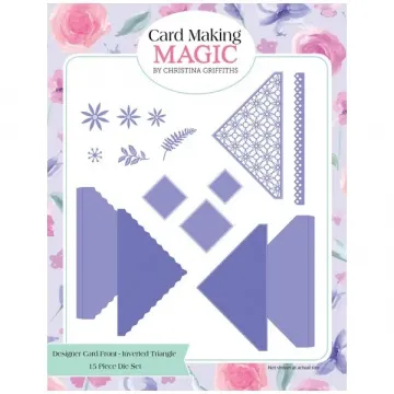 Inverted Triangle  Card Making Magic Die Set Designer Card Fronts
