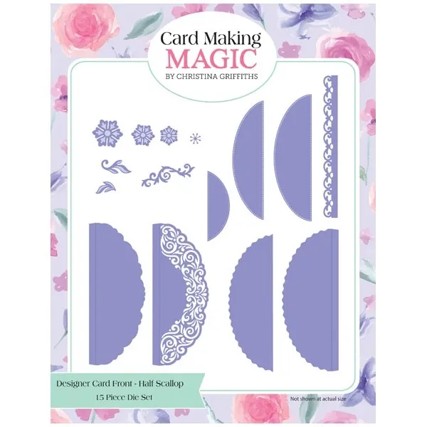 Scallops Card Making Magic Die Set Designer Card Fronts