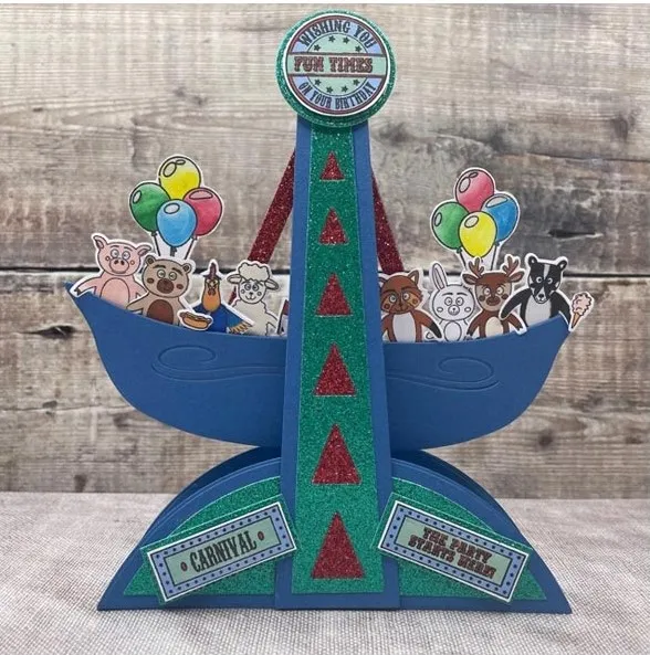 The Swing Boat Mechanism Made to Surprise Die Set Fun at the Fair