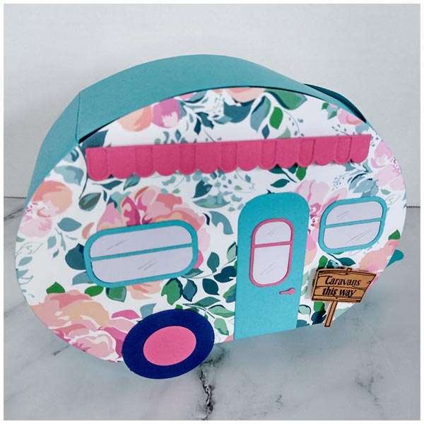 Simply Made Cards Die Set A Very British Summer Caravan Gift Box