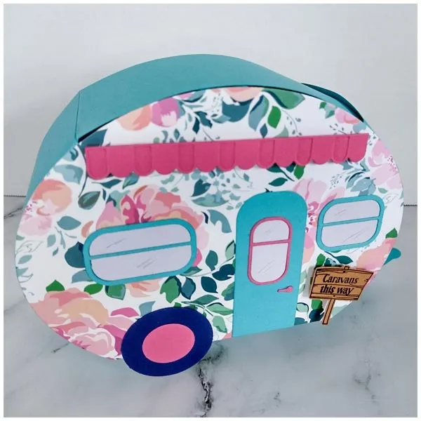 Simply Made Cards Die Set A Very British Summer Caravan Gift Box