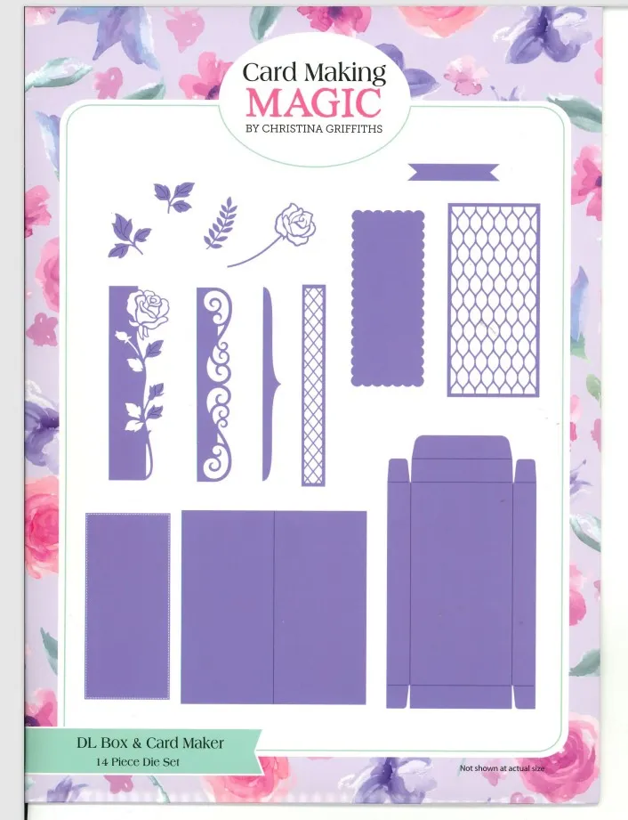 DL Box and Card Maker Super Slimline Boxes Die Set by Card Making Magic