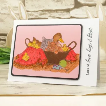 A Cosy Catnap A6 Stamp Set - For the Love of Stamps