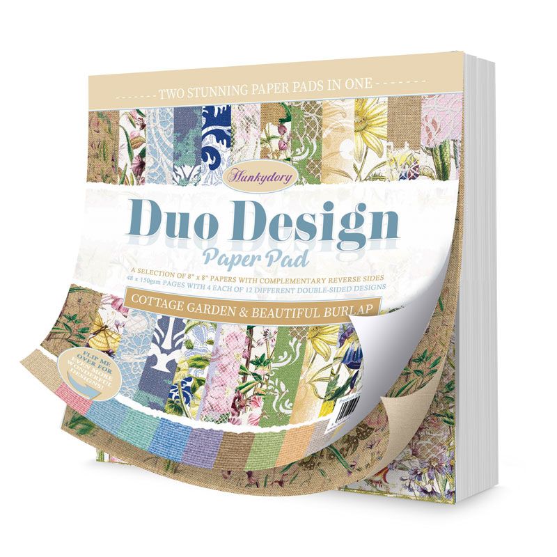 Cottage Garden & Beautiful Burlap - Duo Design Paper Pad