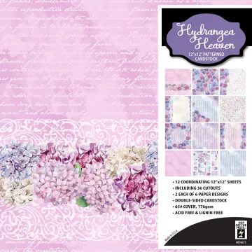Hydrangea Passon 12x12 Patterned Cardstock