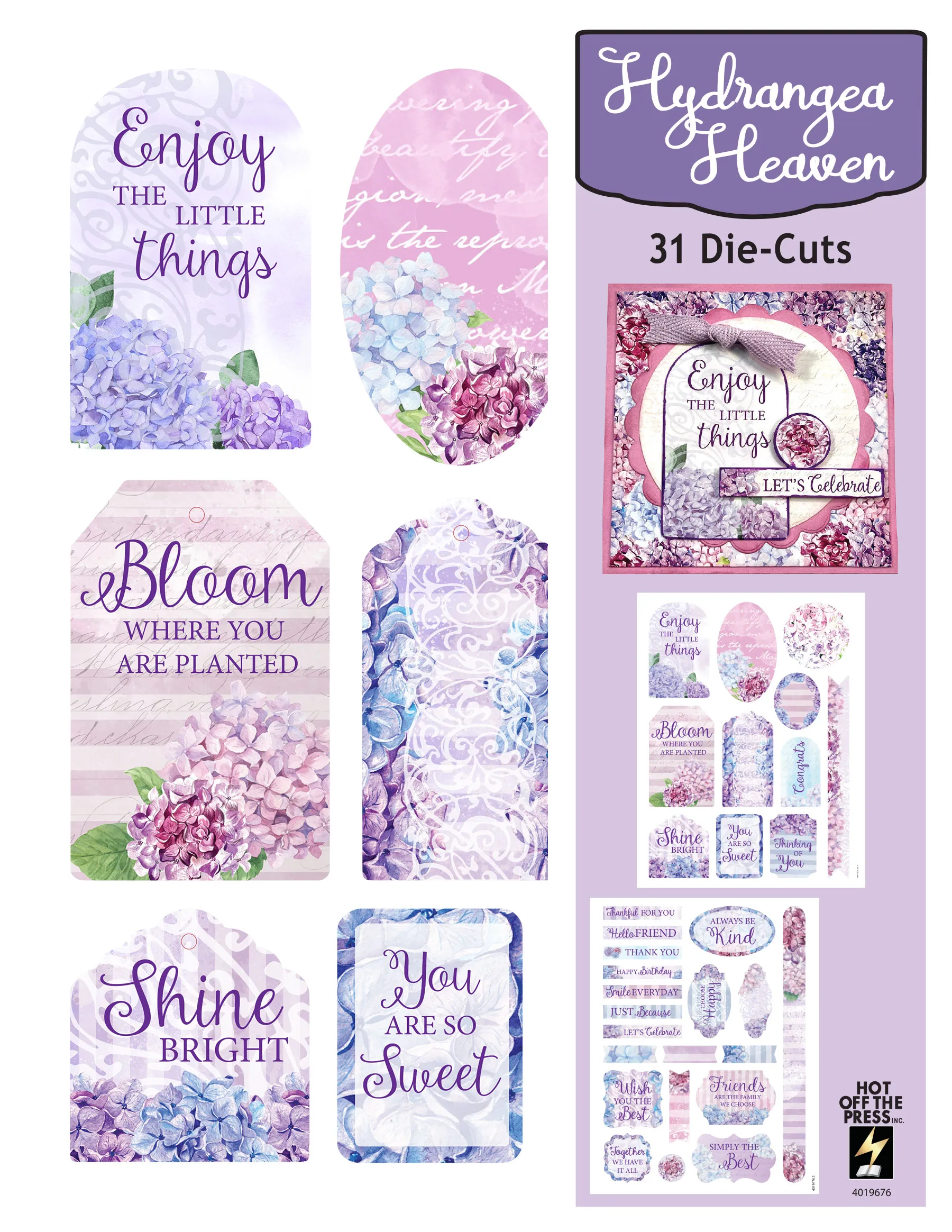 Hydrangea Passion Die-Cuts