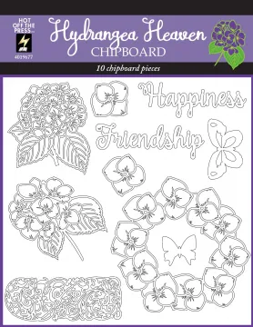 Hydrangea Chipboard