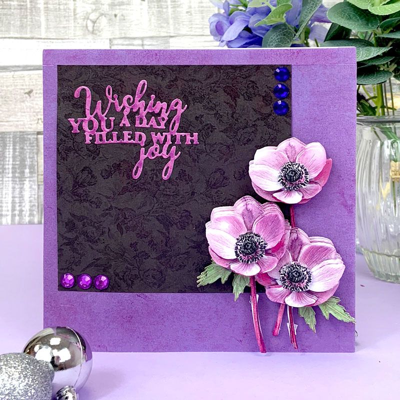 Anemone Floral Favourites Snippables Moonstone Dies