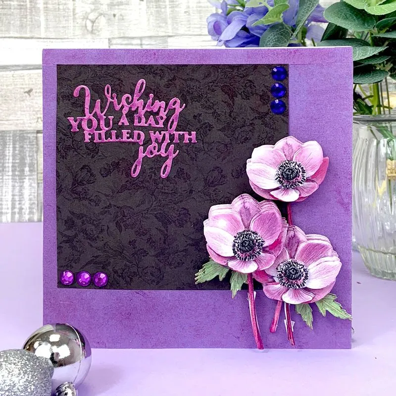 Anemone Floral Favourites Snippables Moonstone Dies