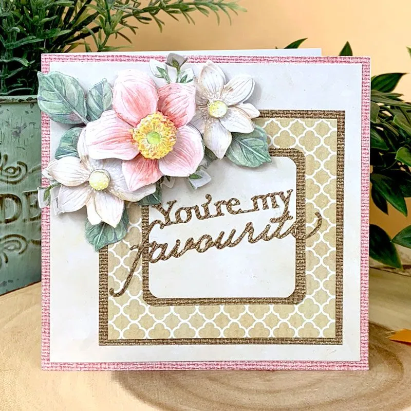 Dog Rose Floral Favourites Snippables Moonstone Dies