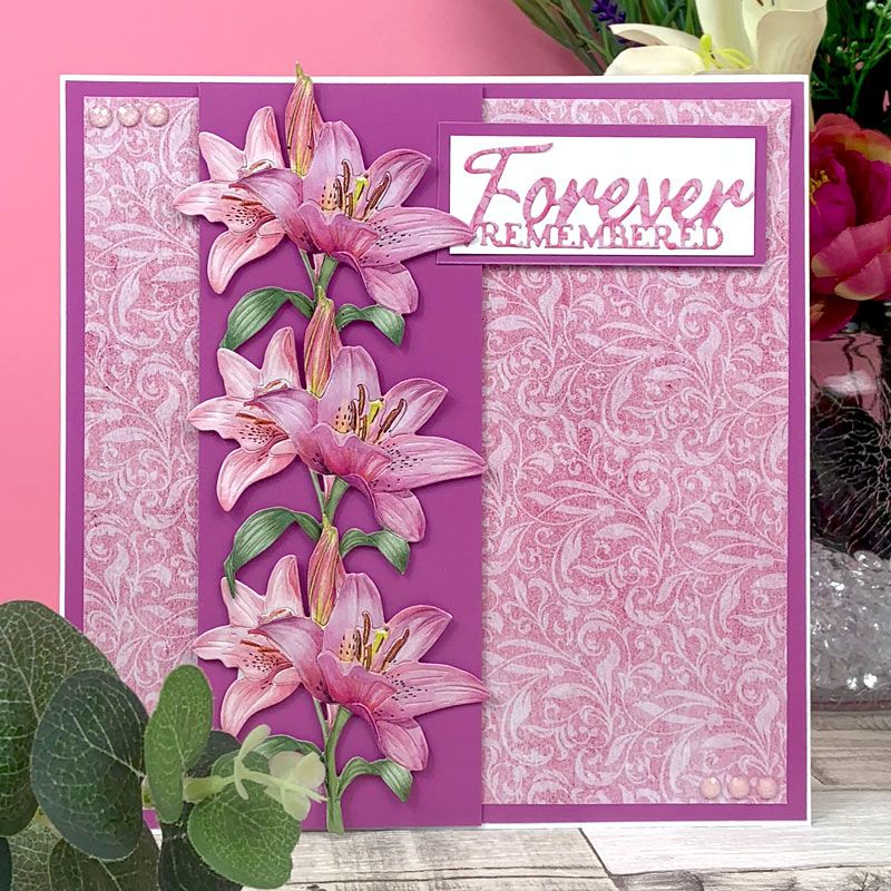 Lily Floral Favourites Snippables Moonstone Dies