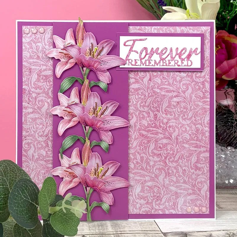 Lily Floral Favourites Snippables Moonstone Dies