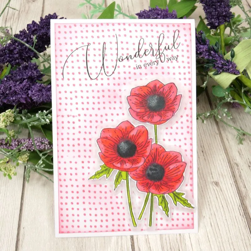 Anemone Floral Favourites Snippables For the Love of Stamps