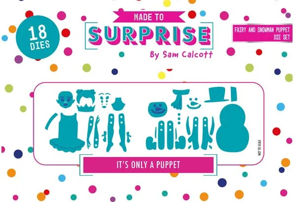 Fairy & Snowman It's Only a Puppet Die Set by Made to Surprise Puppet