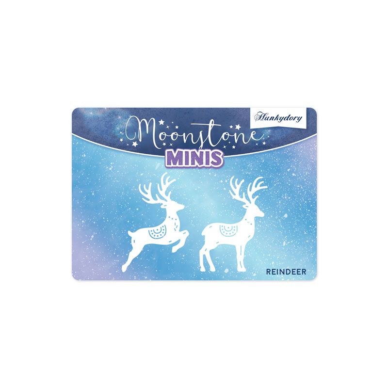Reindeer Moonstone Minis - Christmas Embellishments