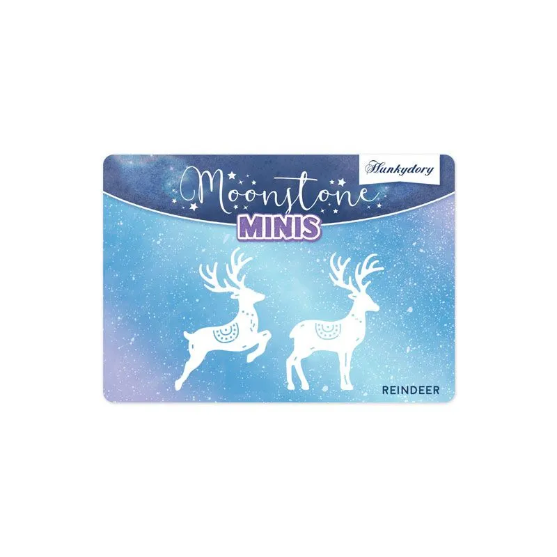 Reindeer Moonstone Minis - Christmas Embellishments