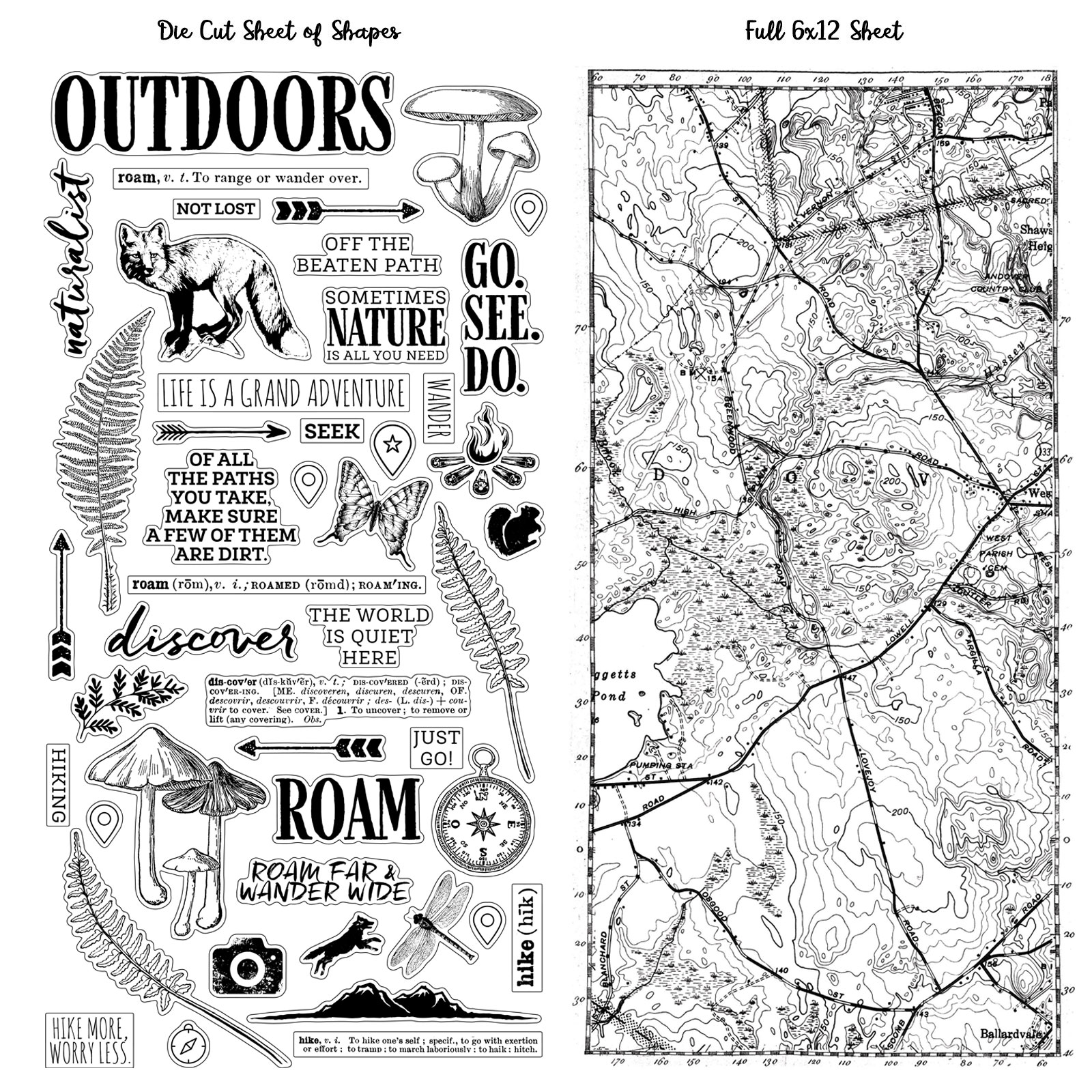 Hike More Washi Tape Vintage Artistry