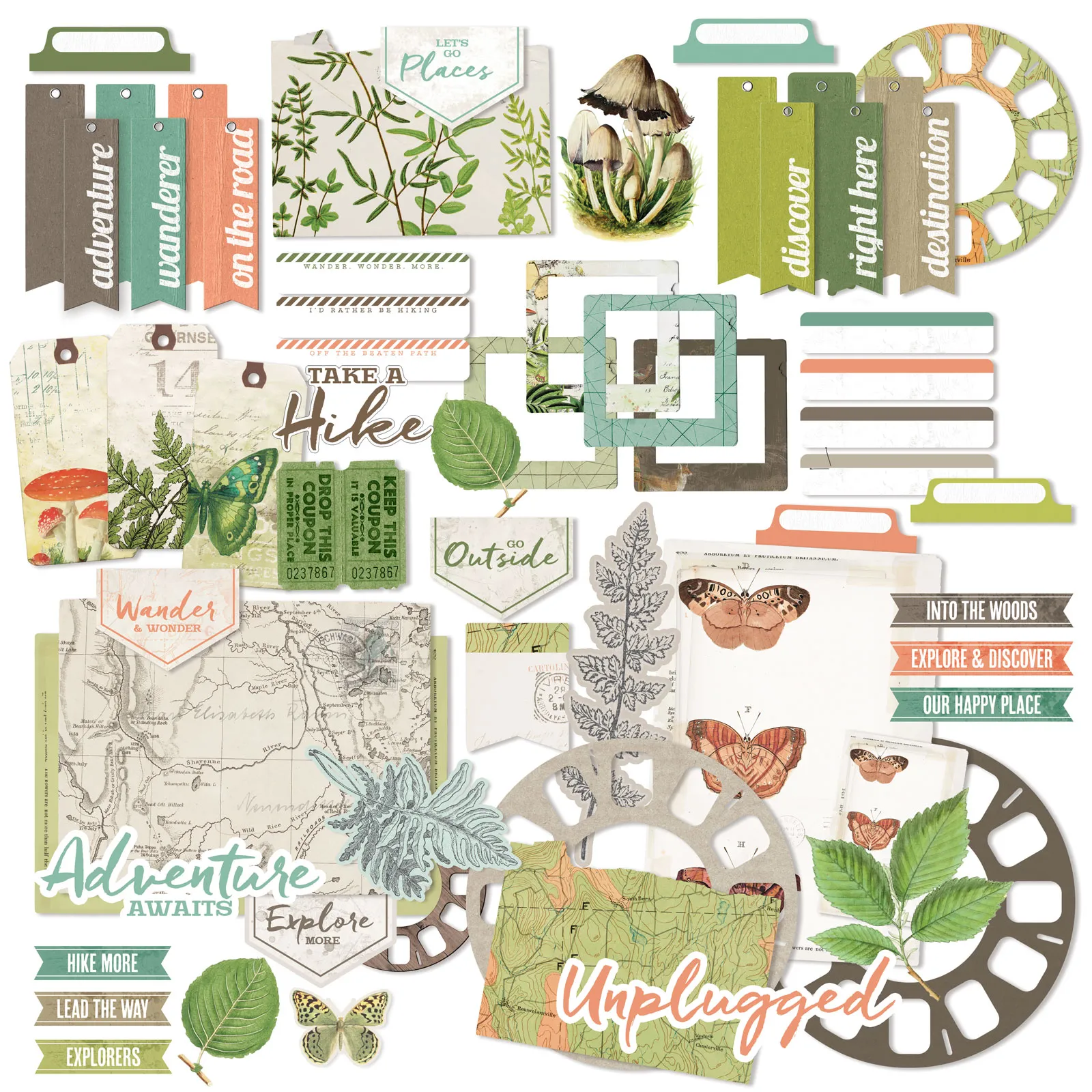 Hike More Ephemera Bits