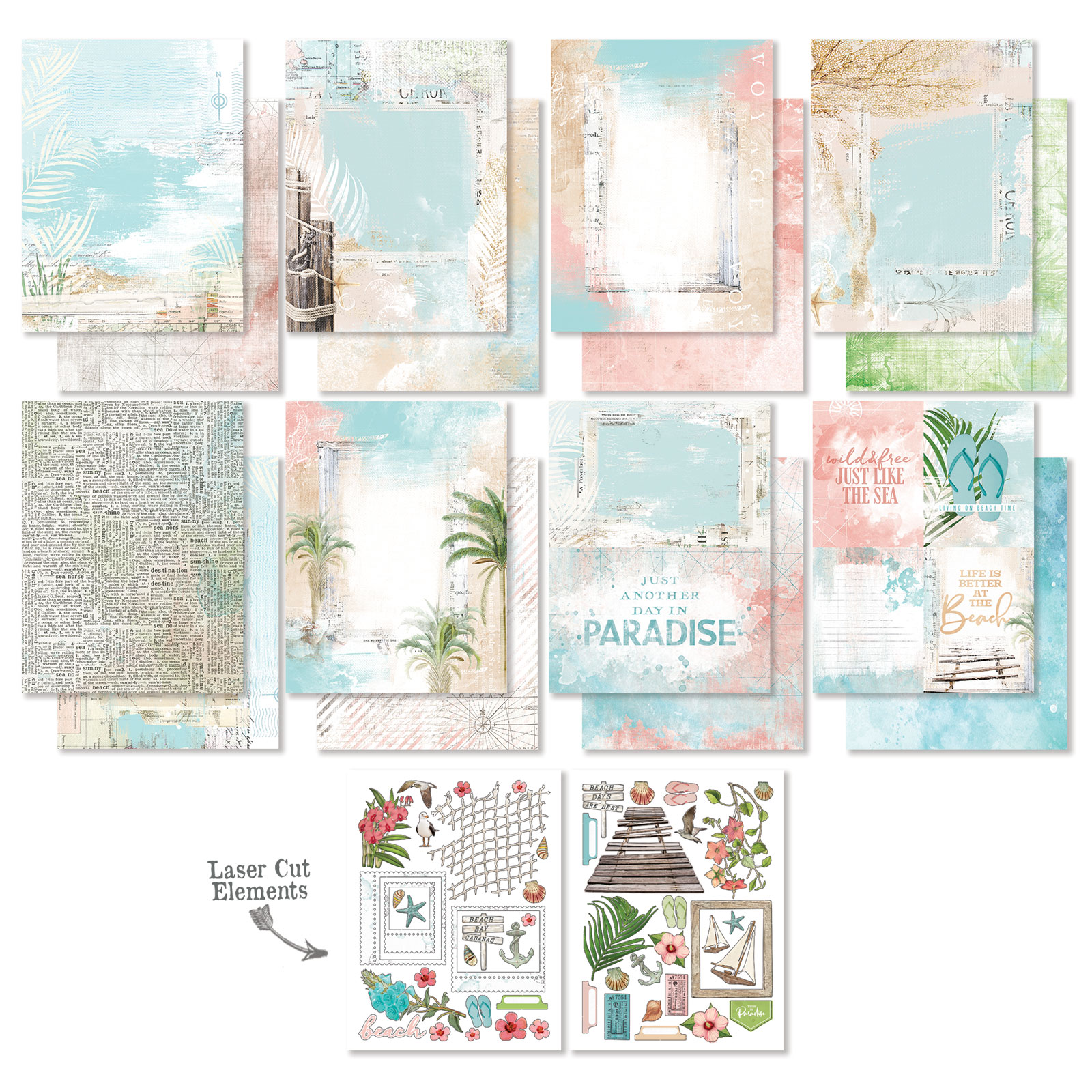 Beached 6x8 Collection Pack Vintage Artistry
