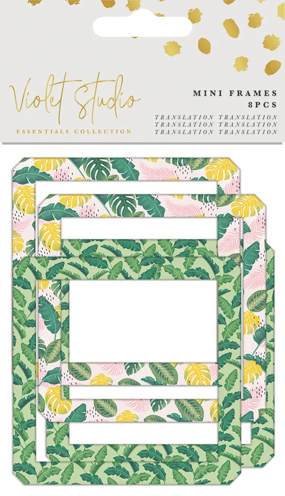 Tropical Mini Frames, 8pcs by Violet Studio