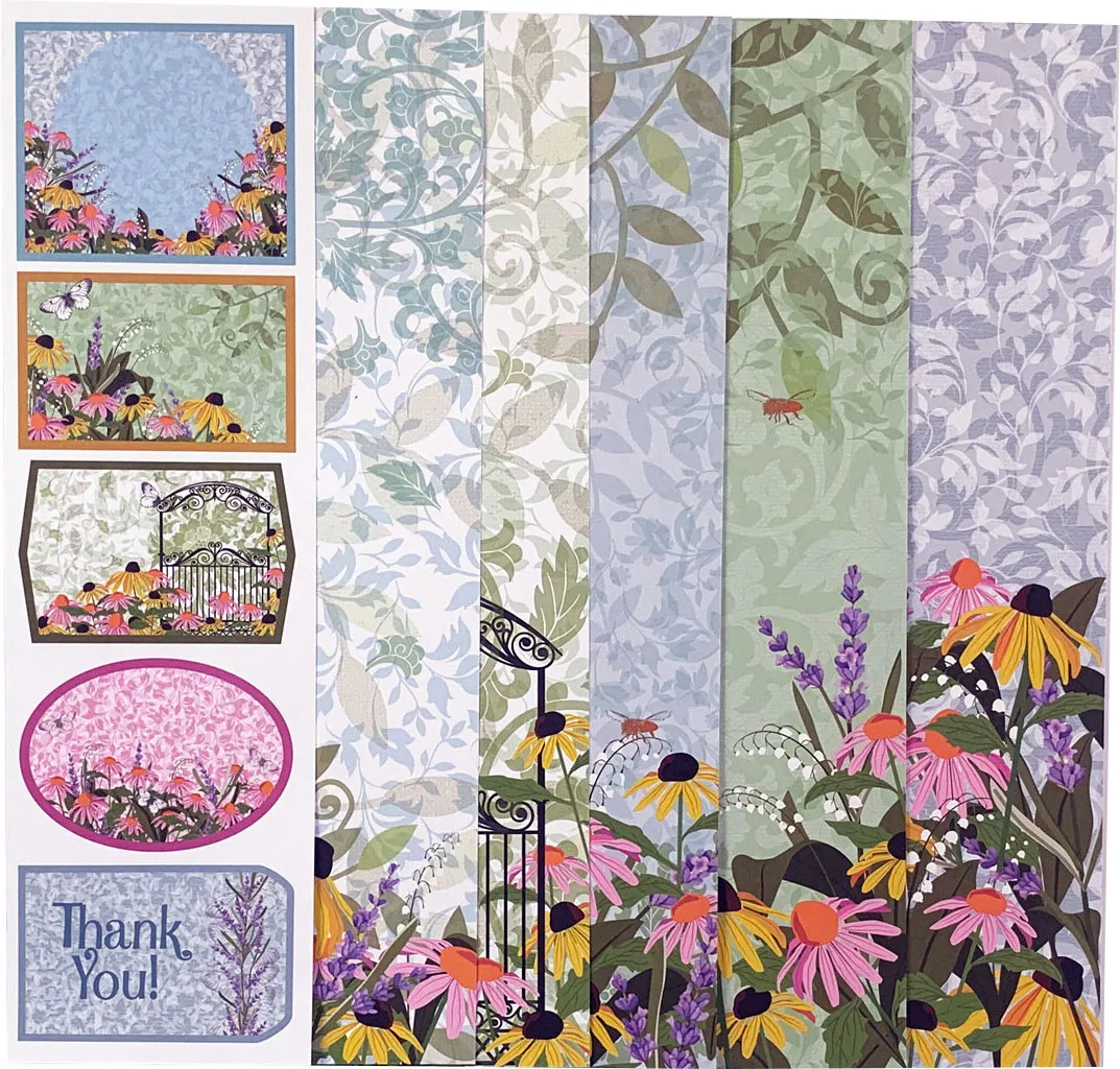 Secret Garden Slim Line Papers
