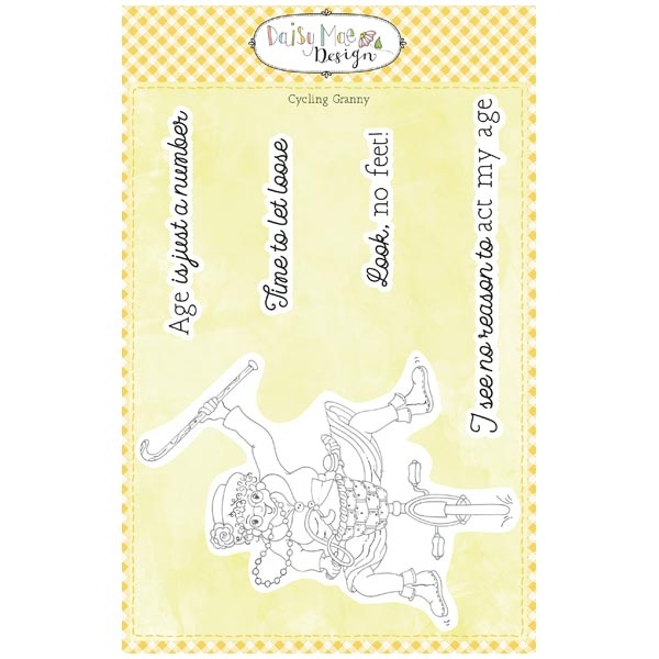 Cycling Granny Stamps
