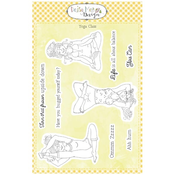 Yoga Class Time to Play Daisy Mae A5 Stamp Set