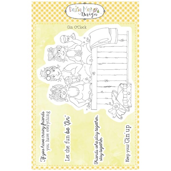Gin O'Clockï¿½Time to Play Daisy Mae A5 Stamp Set