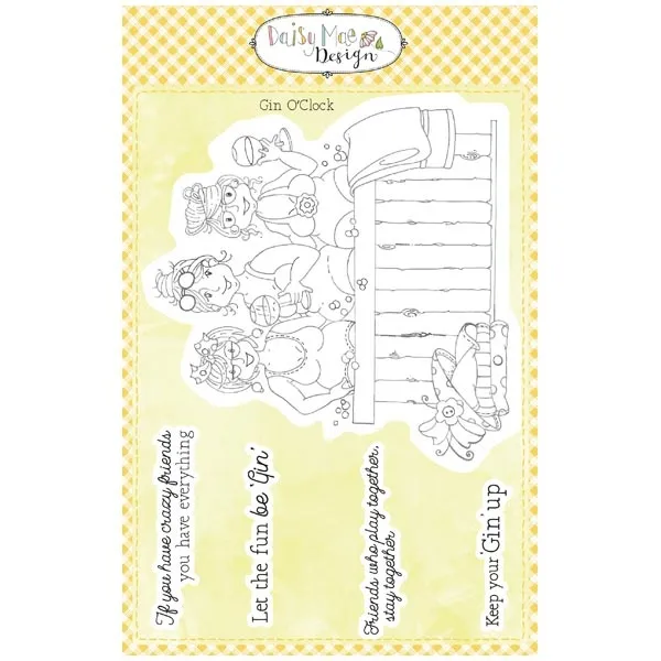 Gin O'ClockÃ¯Â¿Â½Time to Play Daisy Mae A5 Stamp Set