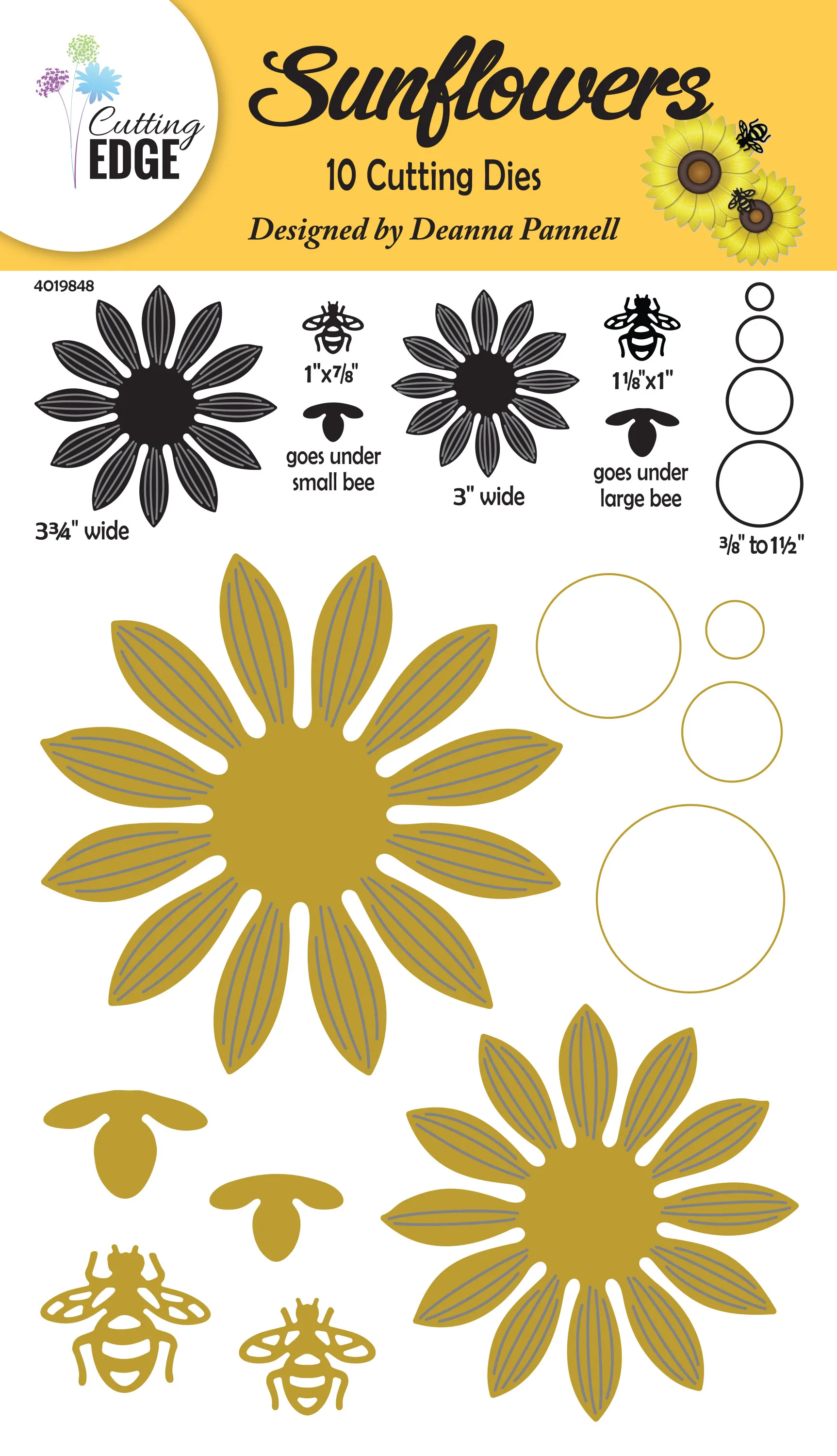 Sunflowers Cutting Dies