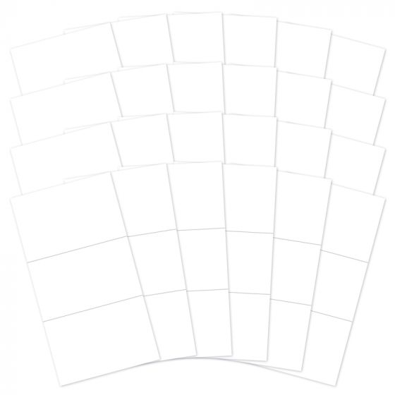 Tri-Panel 6x4 Card Blanks & Envelopes, 24 pieces