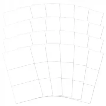 Tri-Panel 6x4 Card Blanks & Envelopes, 24 pieces