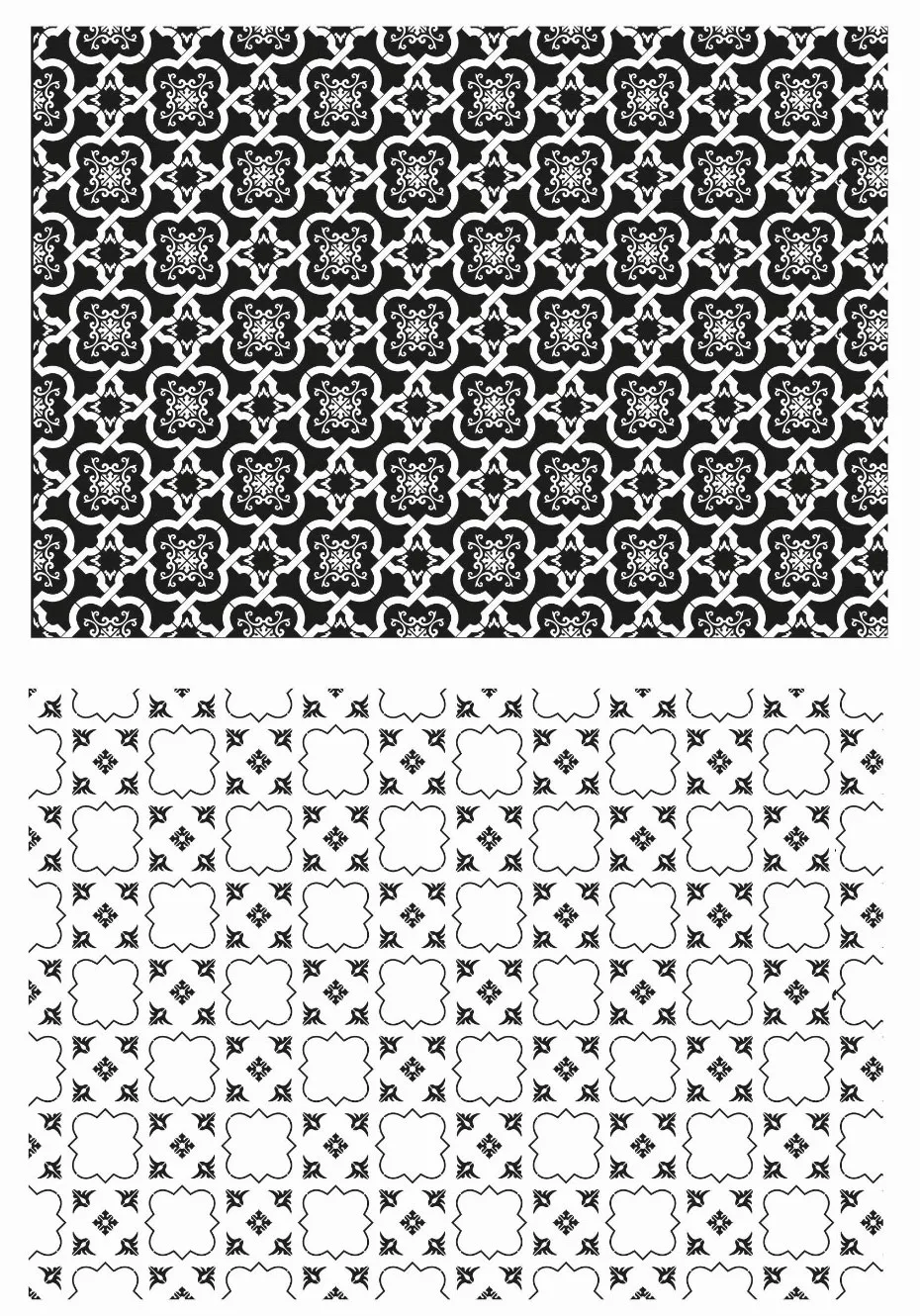 Moroccan Background A5 Stamp Set, Moroccan Nights by Paper Discovery