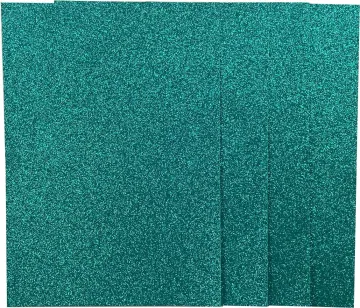 Teal Glitter Cardstock, 250gsm, 4 Sheets