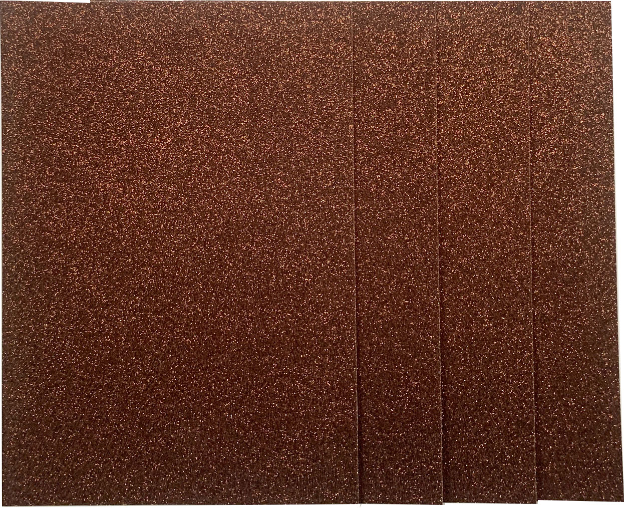 Brown Glitter Cardstock, 250gsm, 4 sheets