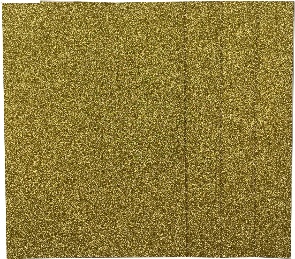 Gold Glitter Cardstock, 250gsm, 4 sheets