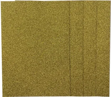 Gold Glitter Cardstock, 250gsm, 4 sheets