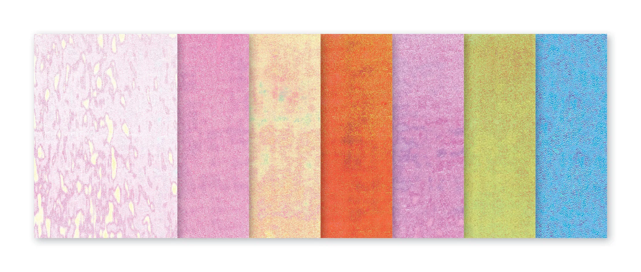 Iridescent Papers, 7 pack
