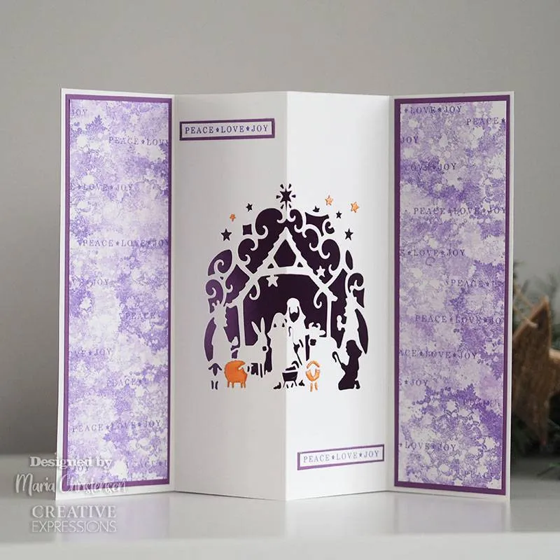 Nativity Scene Craft Die by Creative Expressions Paper Cuts